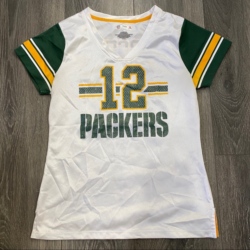 NFL Aaron Rodgers #12 sparkle ❇️ football jersey